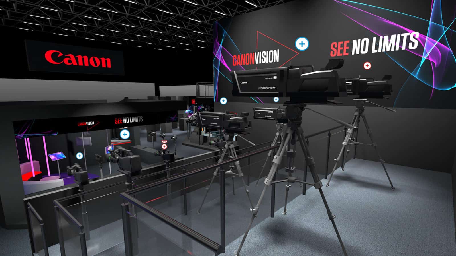 Canon Vision Virtual Trade show - BCTV Lens tower