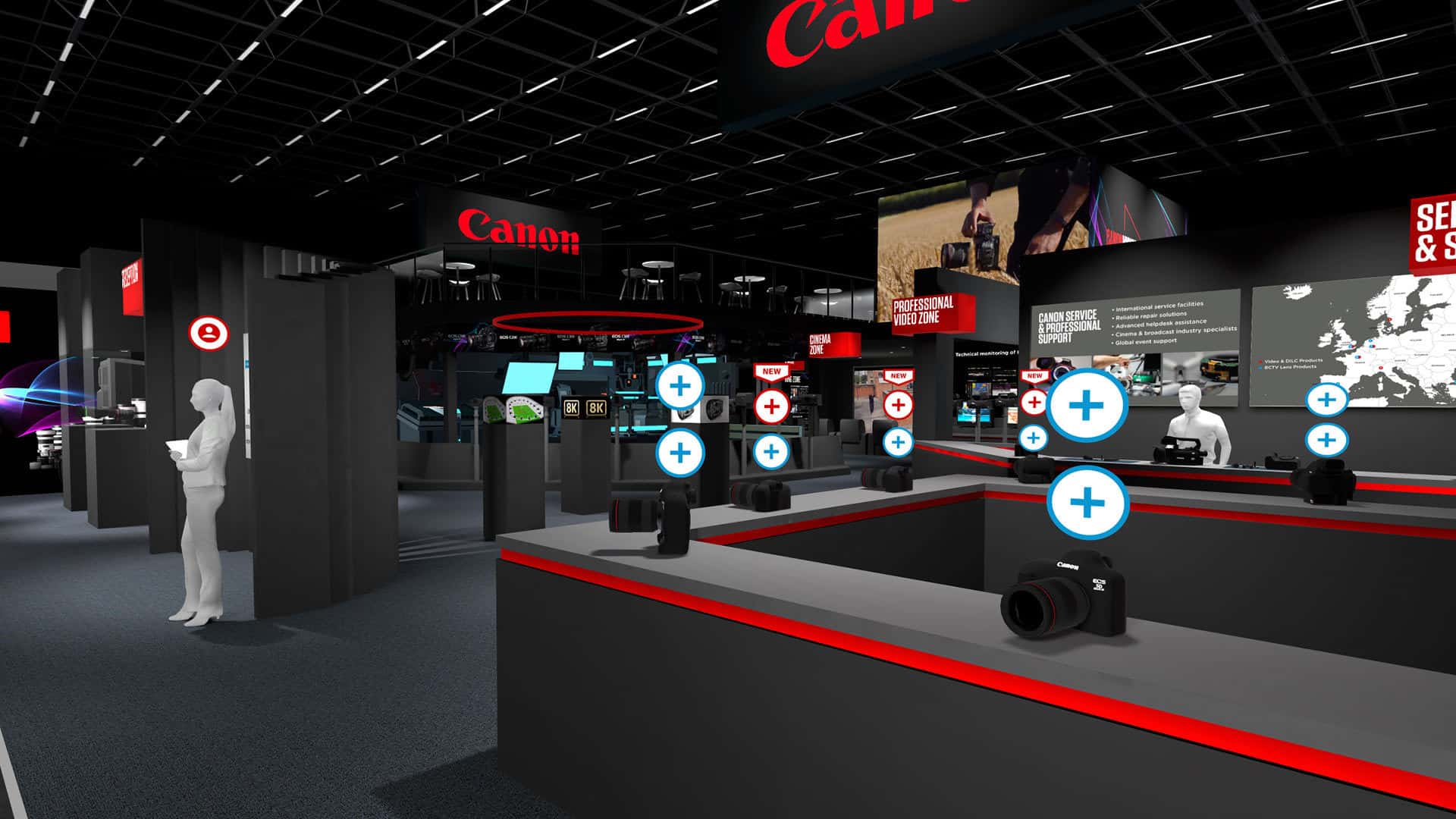 Canon virtual trade show powered by Reydar